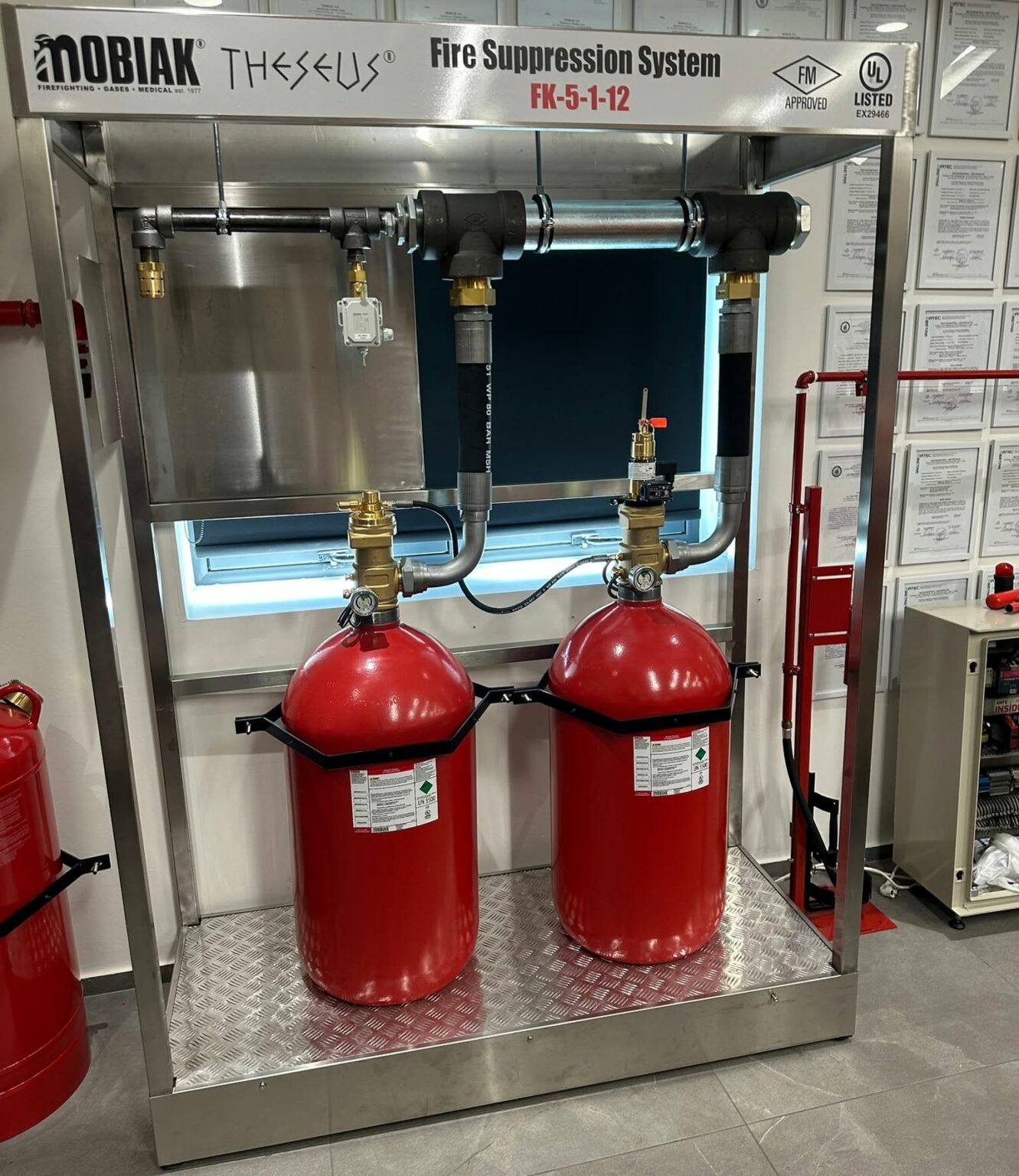 Fire suppression system installation - Gateway Fire N.V. Suriname