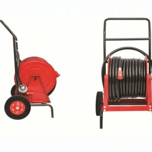 MOBIAK Trolley Water Hose Reel ¾" – 60m Mobile Firefighting Hose Reel - Gateway Fire N.V. Suriname