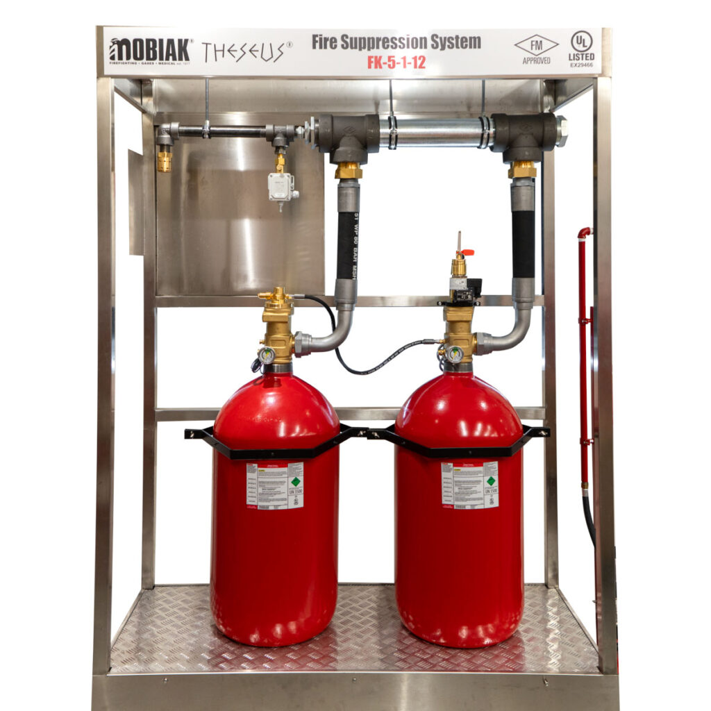 MOBIAK THESEUS UL Listed FK-5-1-12 Clean Agent Fire Suppression System